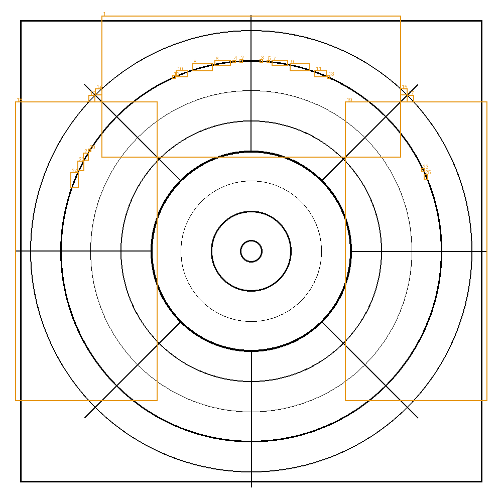 Measurement overlay: lines flagged below the fine-line safe width at 90 mm.